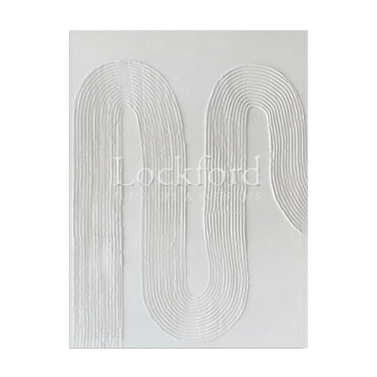 Arches Textured Plaster Wall Art - Modern White Wall Art - More Sizes