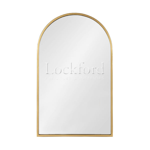 Arched Wall Mirror with Gold Frame - More Sizes