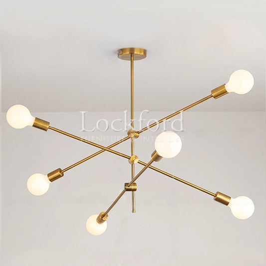 Faraday Adjustable 6 Head Ceiling Lamp - More Colors