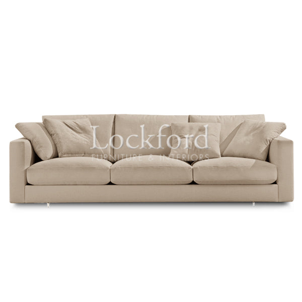 Kira Contemporary 3 Seater Fabric Sofa - More Colors & Sizes