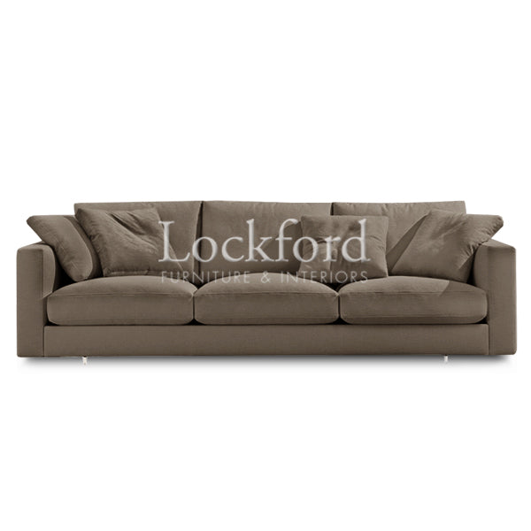 Kira Contemporary 3 Seater Fabric Sofa - More Colors & Sizes