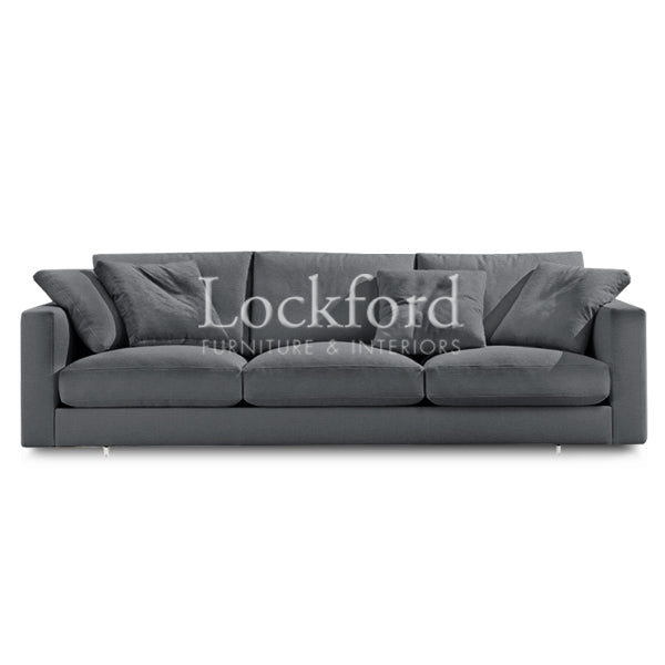 Kira Contemporary 3 Seater Fabric Sofa - More Colors & Sizes