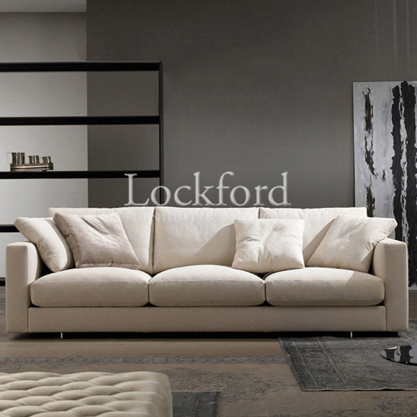 Kira Contemporary 3 Seater Fabric Sofa - More Colors & Sizes