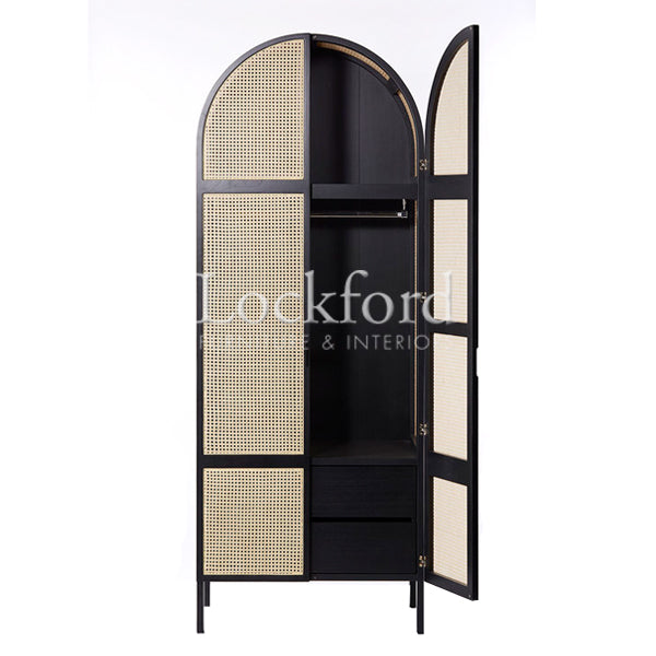 Leonard Contemporary Arched Wardrobe Armoire - More Colors