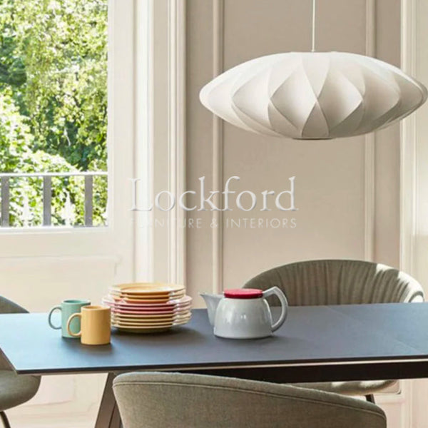 Nelson Style Saucer Crisscross Pendant Lamp - More Sizes