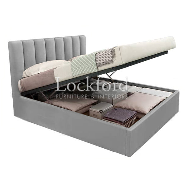 Olga Upholstered High Storage Bed - More Colors & Sizes
