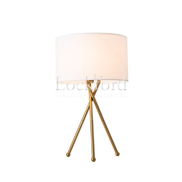 Aristo Brass Tripod Table Lamp - More Colors