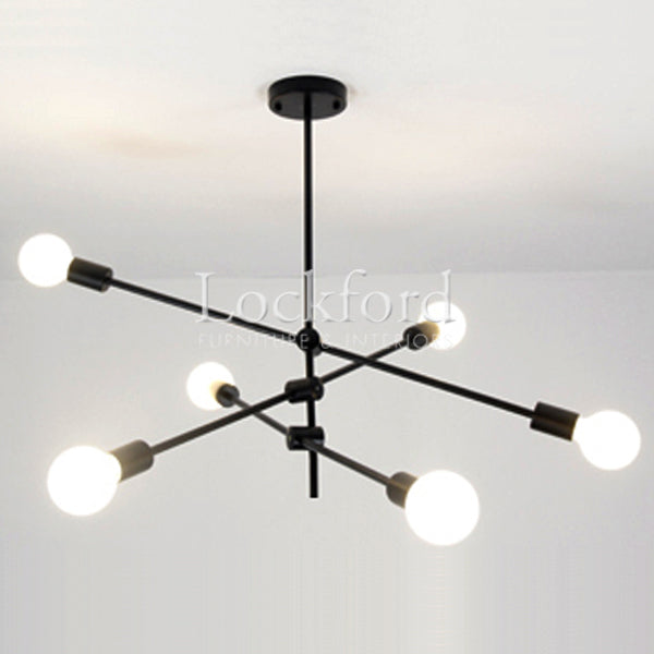 Faraday Adjustable 6 Head Ceiling Lamp - More Colors