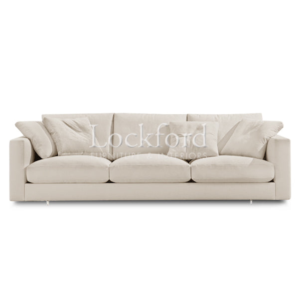 Kira Contemporary 3 Seater Fabric Sofa - More Colors & Sizes