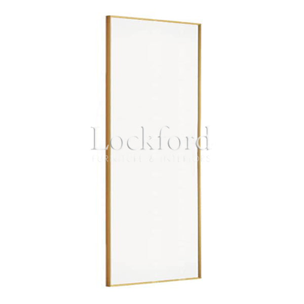 Rectangular Mirror with Gold Frame - More Sizes
