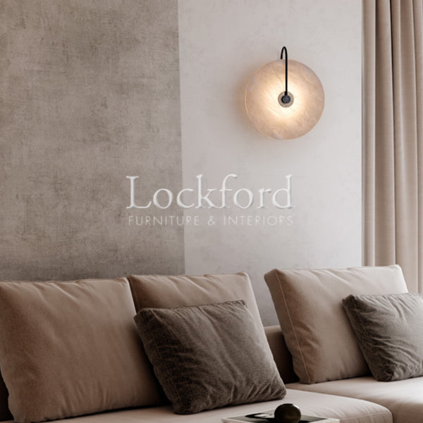 Vicenzo Contemporary Marble Wall Sconce
