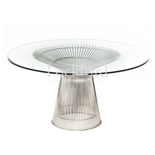 Warren Round Glass Dining Table - More Sizes